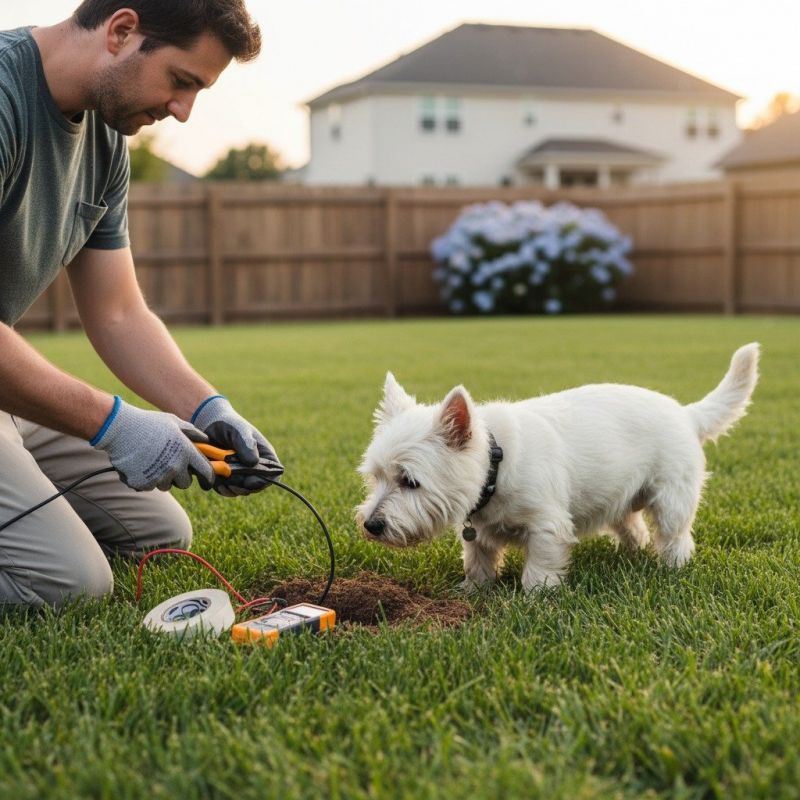 Electric Dog Fence Installation