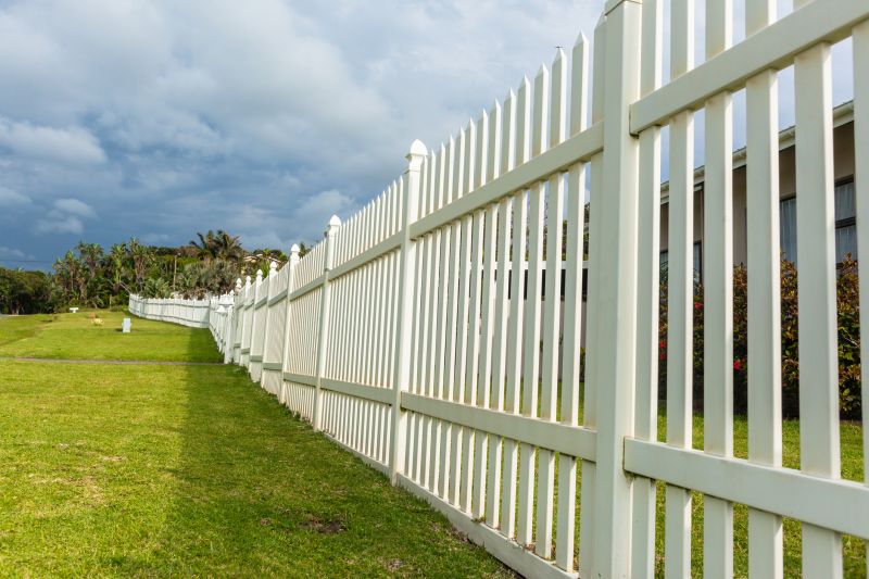 Vinyl Fence with Decorative Elements